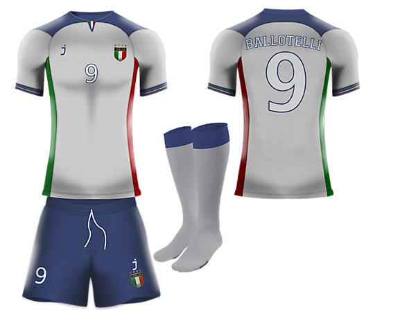 Italy away kit by J-sports