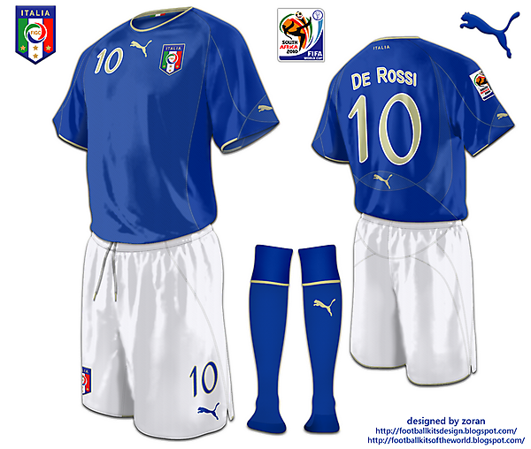 Italy World Cup 2010 fantasy home