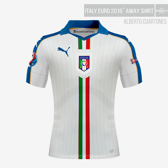 Italy UEFA EURO 2016™ Away Shirt