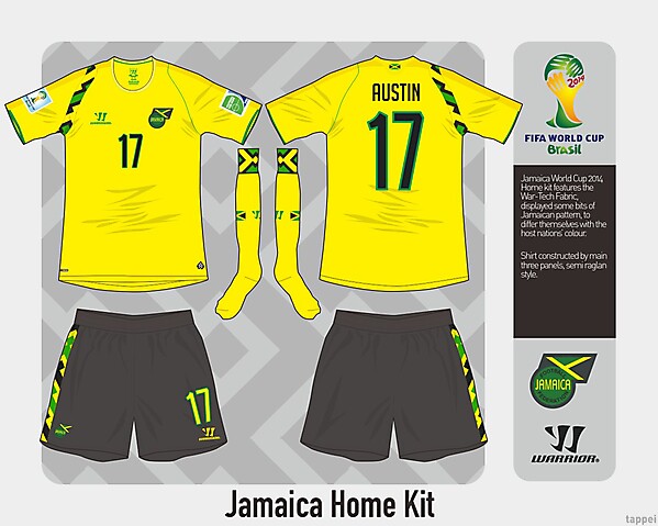 Jamaica Home Kit - WC Competition