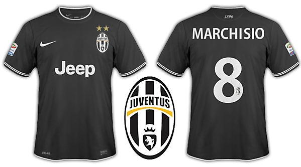 Juventus 2012-13 kits