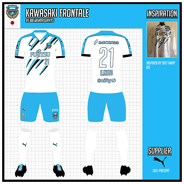 Kawasaki Frontale Away Kit (League)