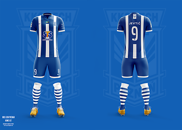 KKS Lech Poznań home kit concept