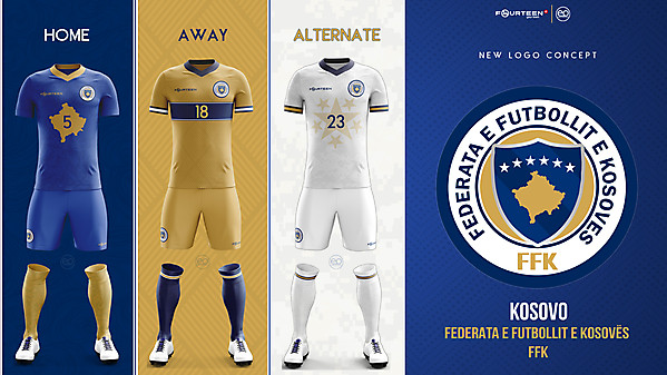 KOSOVO New kits and logo concept