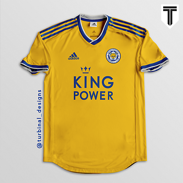 leicester city yellow kit