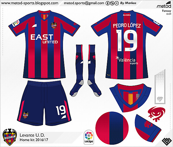 Levante U.D. 2016/17 Metod