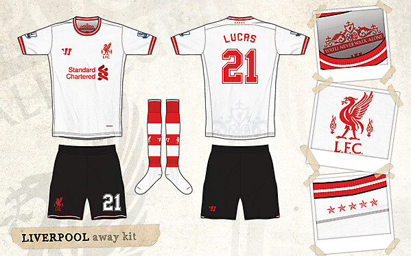 Liverpool Warrior Away Kit