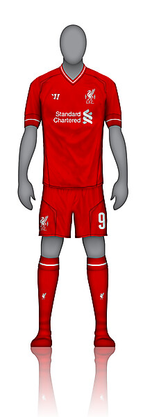 Liverpool Warrior Home Kit 12-13