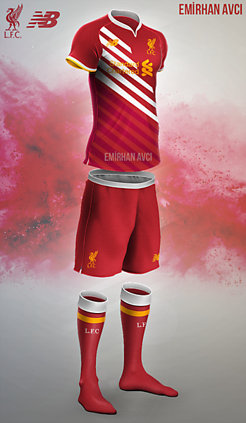 Liverpool 16/17 Home Kit Design