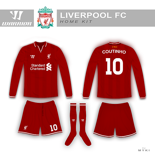 Liverpool Home Kit warrior 