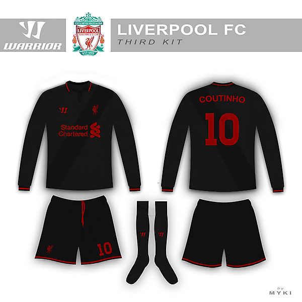 Liverpool Third Kit warrior 