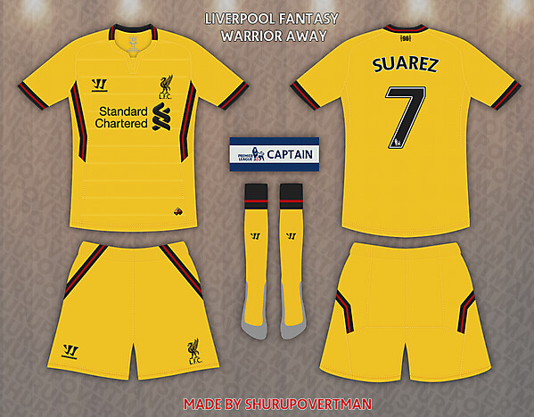 Liverpool Warrior Away Fantasy