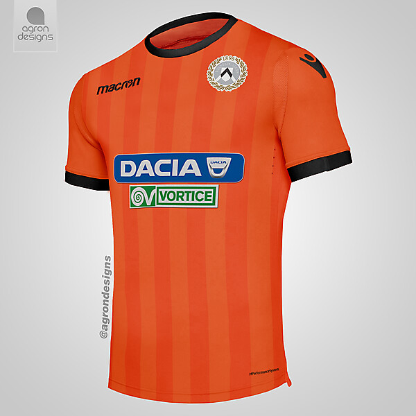 Macron Udinese Away Kit Concept