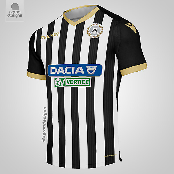 Macron Udinese Home Kit Concept