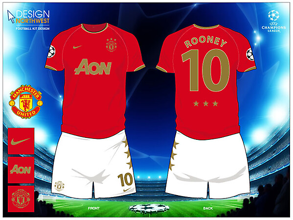 Fantasy Champions League Manchester United Football Kit