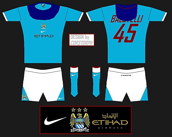 Nike Man City Home Shirt