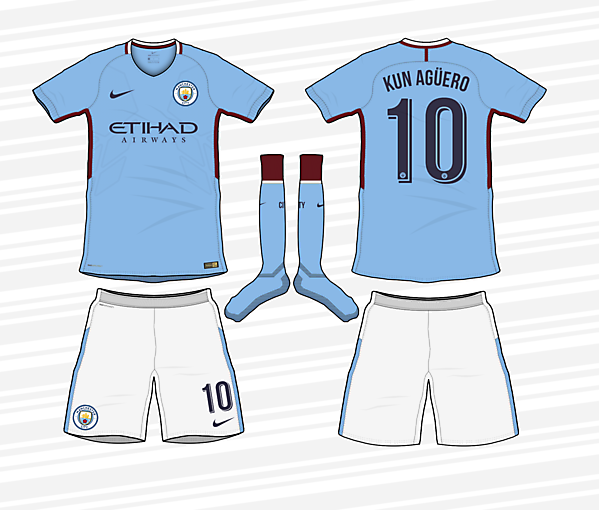 Manchester City 2017/2018 Home kit