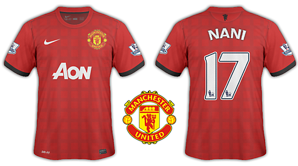 Manchester Utd 12/13 kits