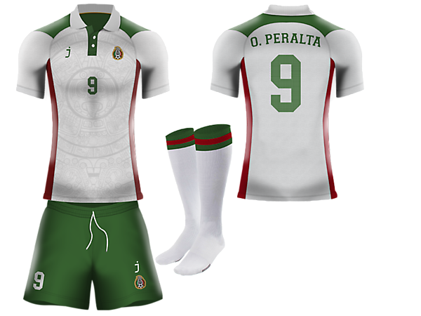 Mexico away kit by J-sports