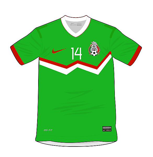 Mexico Home Fantasy Nike