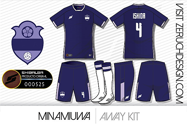 Minamiuwa Away kit