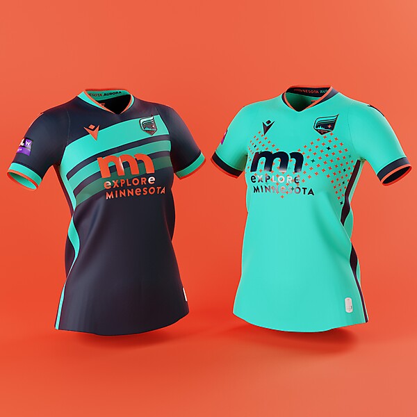 Minnesota Aurora | Home & Away Shirts