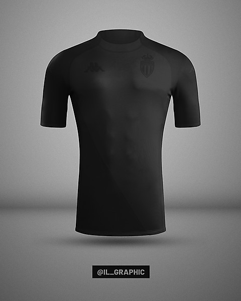 Monaco Third Kit x Kappa | Kombat XX Total Black Concept