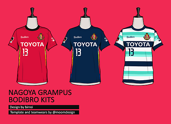 Nagoya Grampus BodiBro Kits