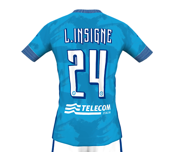 NAPOLI 21-22 FANTASY HOME KIT (BACK)