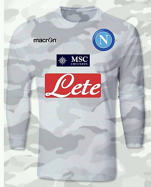 Napoli White Camouflage Shirt