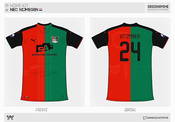 NEC Nijmegen | home kit