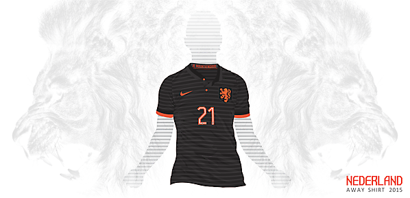 Nederlands away shirt 2015