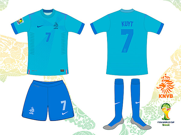 Netherlands / Holland 2014 World Cup Away Shirt