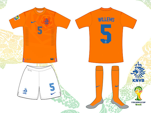 Netherlands / Holland 2014 World Cup Home Shirt