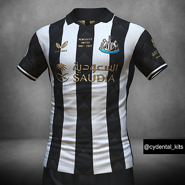 Newcastle United 130-year Anniversary concept