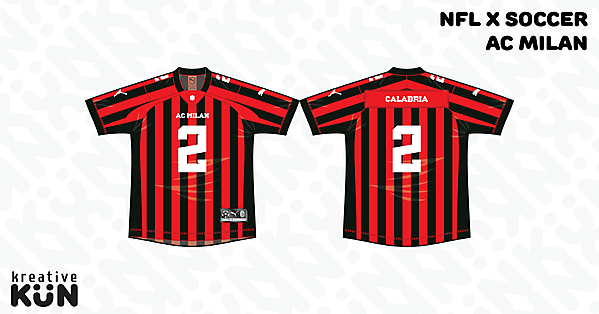 NFL x Soccer AC Milan