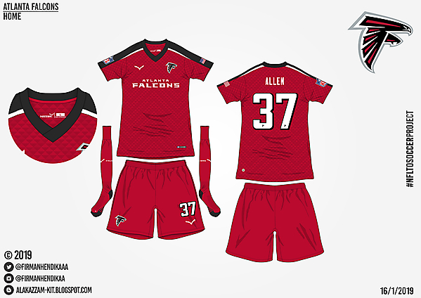 #NFLtoSoccerProject - Atlanta Falcons (Home)