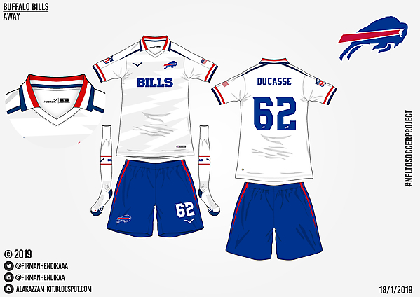 #NFLtoSoccerProject - Buffalo Bills (Away)