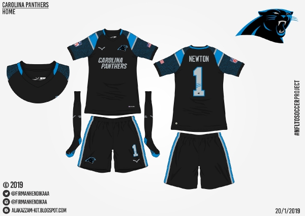 #NFLtoSoccerProject - Carolina Panthers (Home)