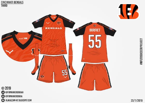 #NFLtoSoccerProject - Cincinnati Bengals (Third)