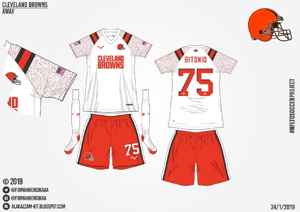 #NFLtoSoccerProject - Cleveland Browns (Away)