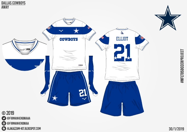 #NFLtoSoccerProject - Dallas Cowboys (Away)