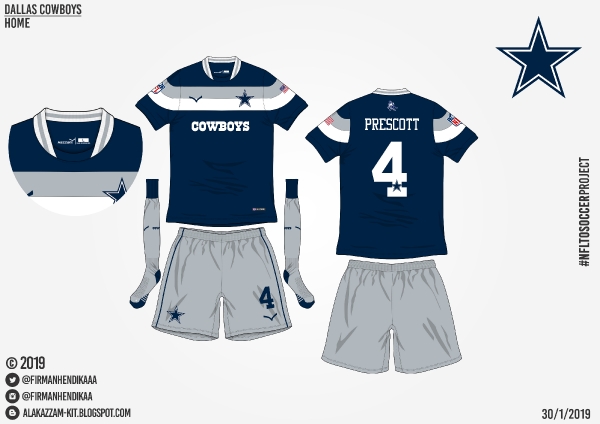 #NFLtoSoccerProject - Dallas Cowboys (Home)