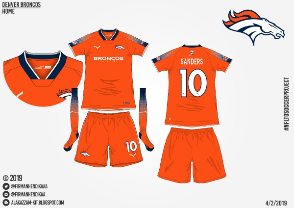 #NFLtoSoccerProject - Denver Broncos (Home)