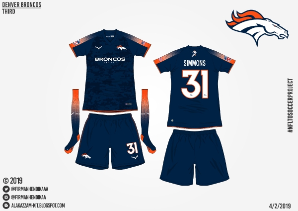 #NFLtoSoccerProject - Denver Broncos (Third)