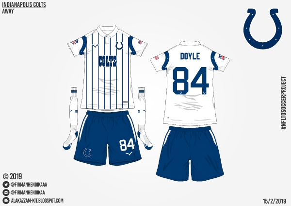 #NFLtoSoccerProject - Indianapolis Colts (Away)