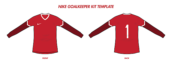 Nike Goalkeeper Kit Template #4