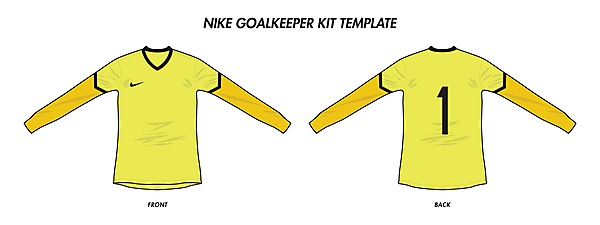 Nike Goalkeeper Kit Template #6