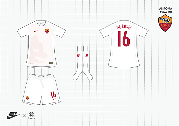 nike x kunto as roma away