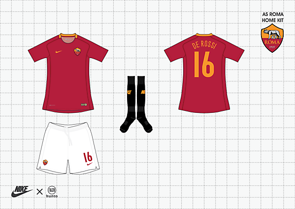 nike x kunto as roma home